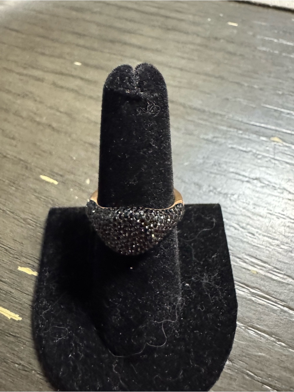 Swarovski retired Black Pave Dome Ring - Women Jewelry